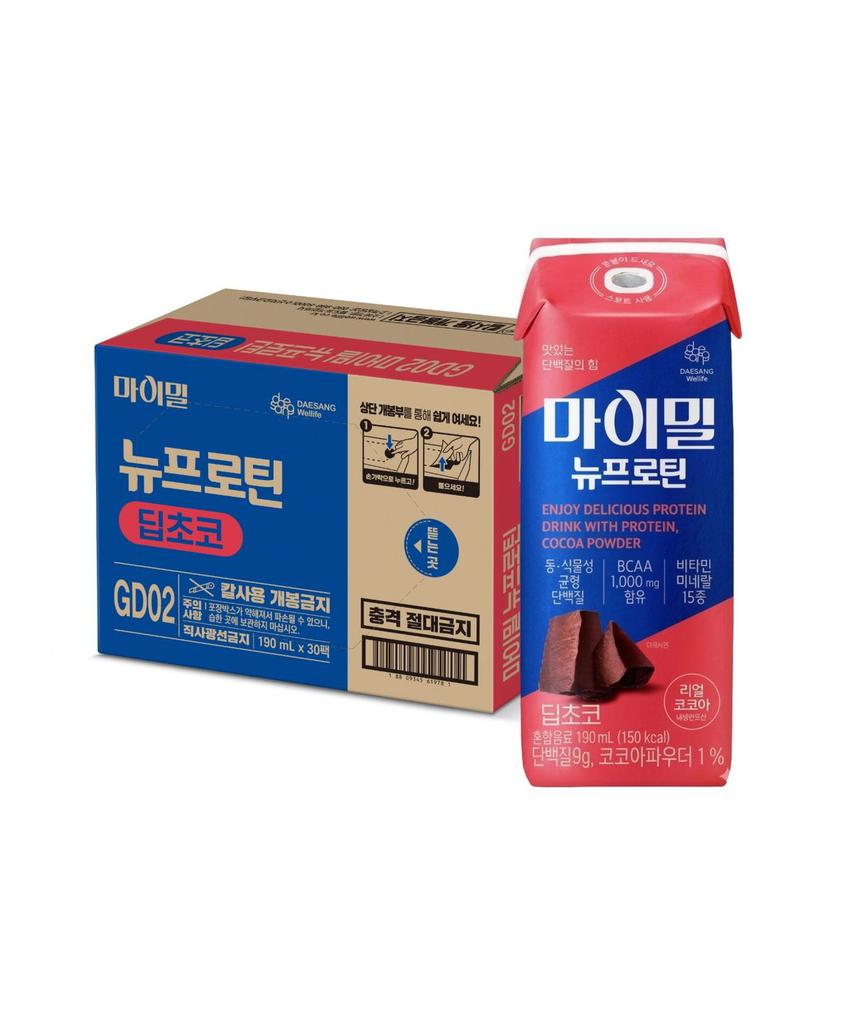30 Pack) MyMeal Drinking New Protein Deep Chocolate Protein Drink 190ml