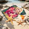 Custom Name Personalized Marilyn Monroe Print Beach Towel, for Trip Camping Beach Party Home Decor, Birthday Gift for Family & Friends