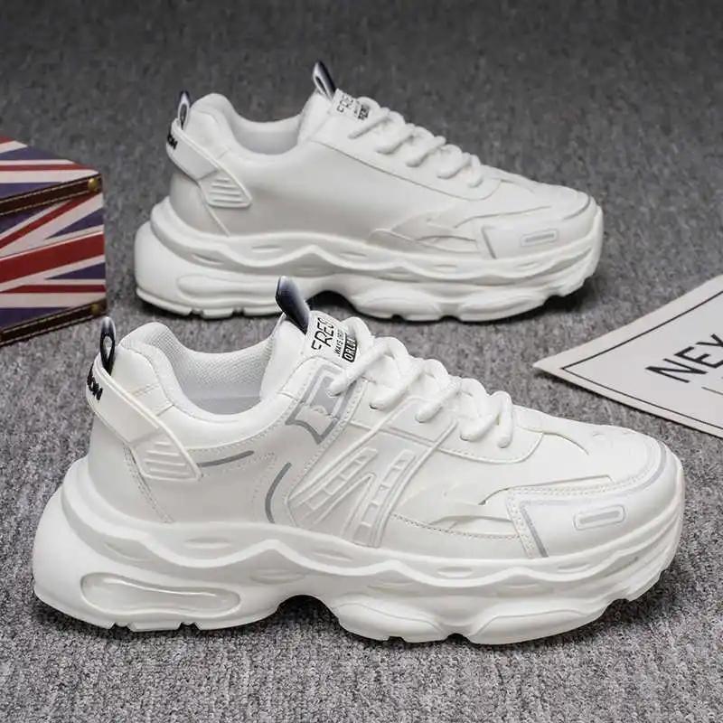 Tied Thick-heeled Tenis 43 Walking Men's Shoes 13 Branded Sneakers For Men Sports Releases Global Brands Trendy