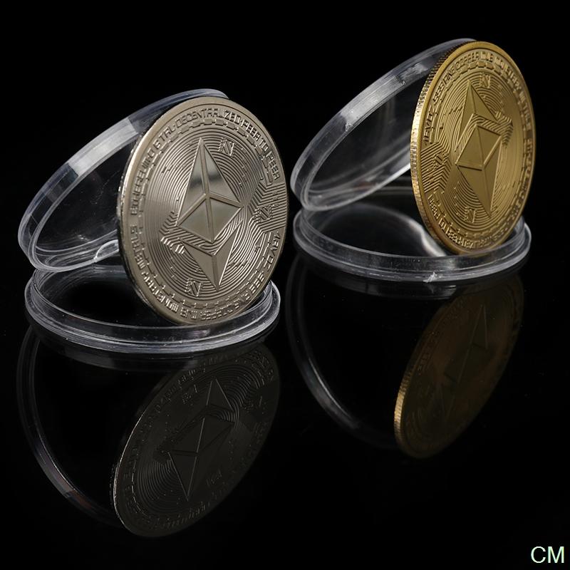 Креативная коллекция искусства монет Ethereum Физические памятные коллекционные предметы