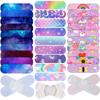 10pcs Starry Night Sky Mermaid Horse Band Aid Cartoon Wound Plasters for Kids Children Girls Dressing Patch Adhesive Bandages