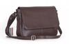 Vera Pelle - Brown Leather Messenger Bag Made of Italian Genuine Leather