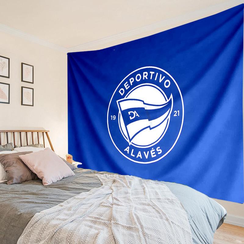 1PC Deportivo Alaves Crest Tapestry Hanging for Bedroom,Livingroom, Playroom,Decor Art Room Wall Tapestry Holiday and Birthday Gifts