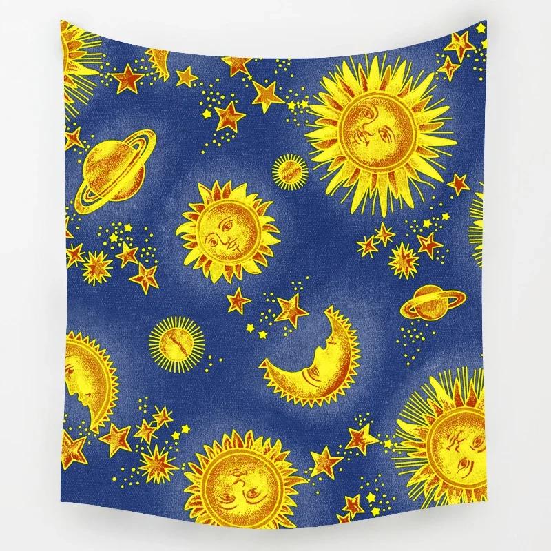 Геометрический Неправильный Узор Хиппи Мандала Гобелен Абстрактная Картина Искусство Настенный Гобелен Декор Гостиной Ремесла