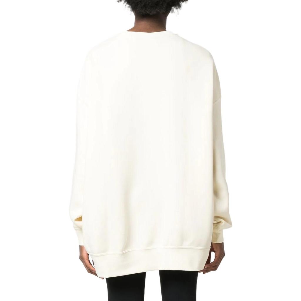 Nike Sweatshirts Women's Ecru Crew Neck Moderate Regular DQ5106-113