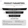 For Infiniti 1/4pcs Car Threshold Strip Anti Stepping Leather Protective Sticker QX50 QX30 QX60 G25 JX35 FX35 FX37 FX50 EX35 UU555