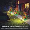 1500MAH Solar Christmas Tree Decor Lights Outdoors LED Waterproof Lawn Garden Patio Porch Landscape Lamps New Year Party Christmas Gifts