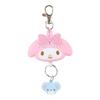 Sanrio Reel Keychain My Melody Key Mascot My My Melody X X Character 168653 Face-shaped Melody-chan 13.4 6.5 1.8cm
