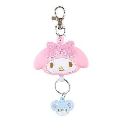 Брелок-катушка Sanrio My Melody Key Mascot My My Melody xx Персонаж 168653 В форме лица Мелоди-тян 13,4 6,5 1,8 см