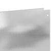 Lawn Edging 10 pcs 100 x 15 cm Steel Silver