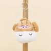 Soft Short Plush Bunny Keychain Pink Green Brown Yellow 10cm For Kids