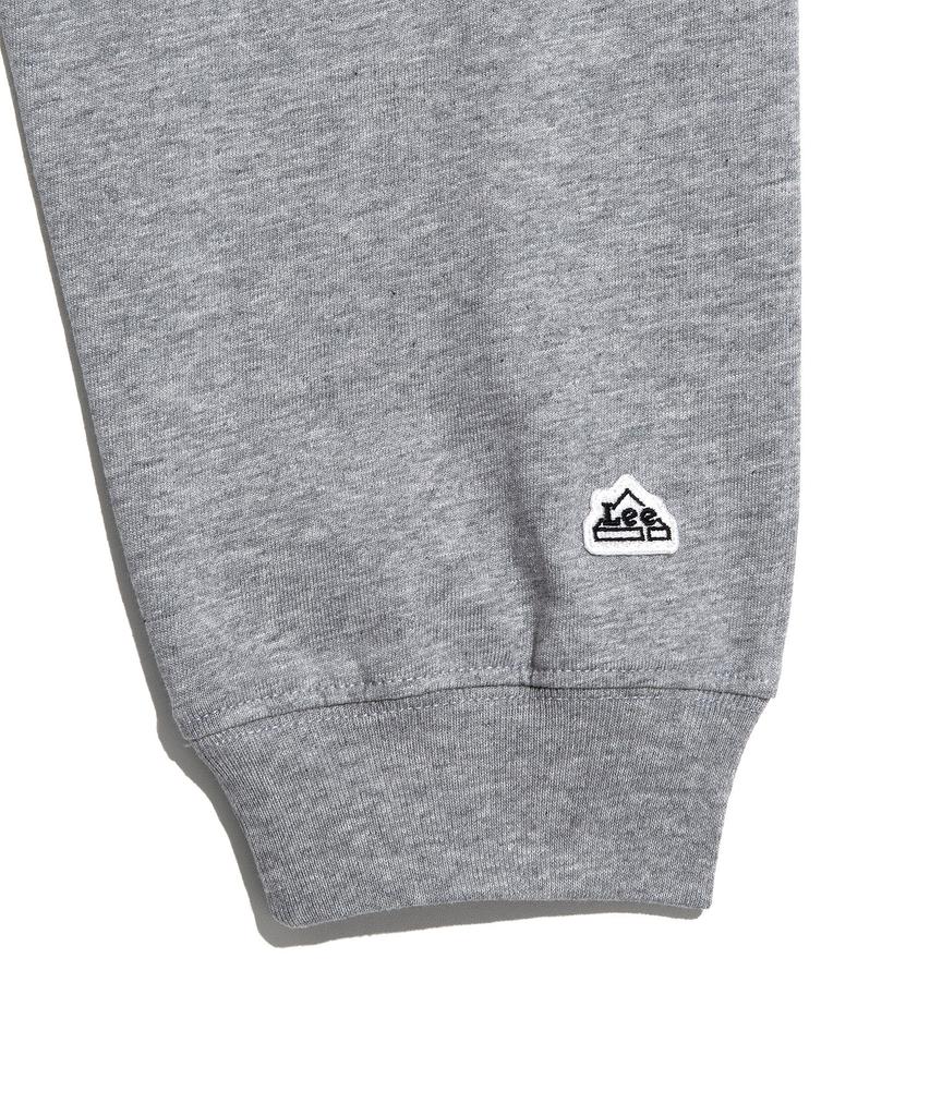 LEE Spray Logo Long Sleeve T-Shirt Gray