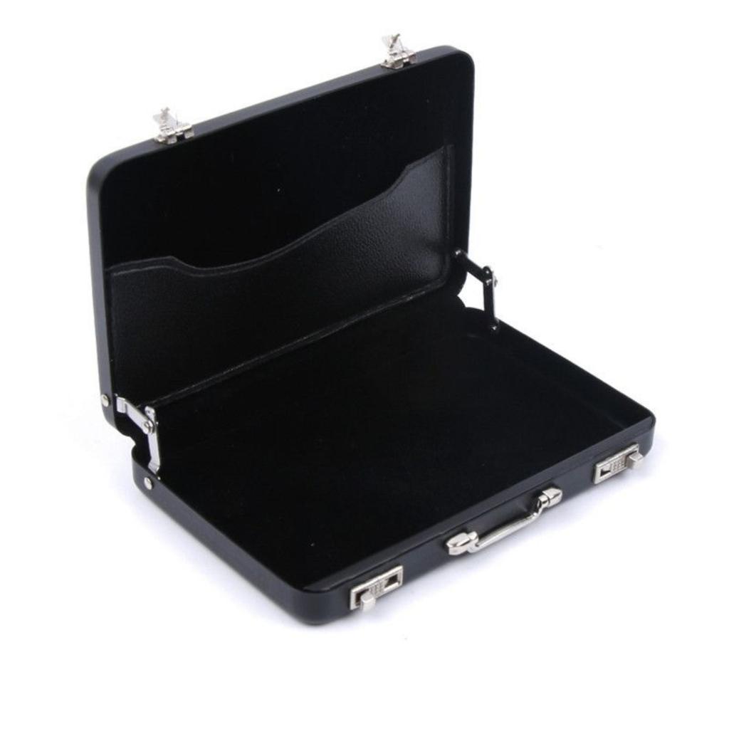 Metal Business Card Box Password Box Business Card Box Business Card Storage Clip