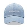 Кепка Good Egg Винтажная Стирка Хлопок Унисекс Папина Кепка Регулируемая Смешная Выцветшая Спортивная Солнце День Отца День Матери Смешная Шутка Мама