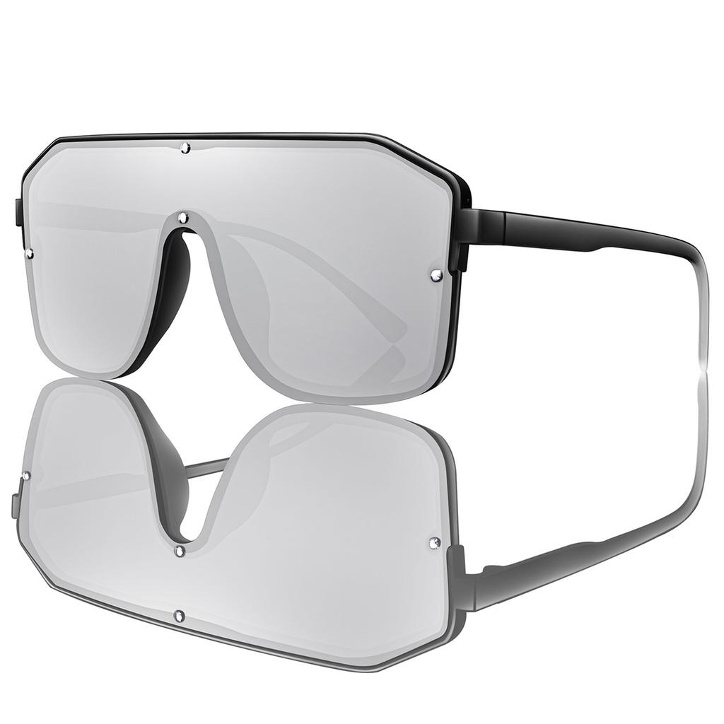 Модные квадратные солнцезащитные очки с большой оправой для мужчин и женщин, ветрозащитные очки для велоспорта с защитой от УФ, очки для активного отдыха, вождения, путешествий