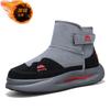 Новые зимние мужские высокие сноубутсы плюс флис утолщенные теплые хлопковые ботинки уличные мужские ботильоны botas para hombre M1224