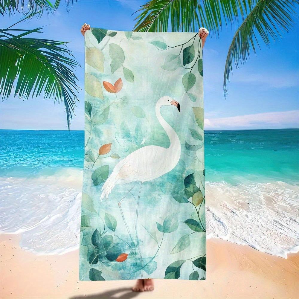 Flamingo Beach Towel Adult European And American Bath Towel Class A Large Bath Towel Absorbent Quick-Drying Towel Adult