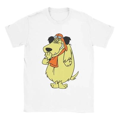Muttley Wacky Races Мужская футболка с рисунком, забавные хлопковые футболки с круглым вырезом и коротким рукавом, повседневная мужская и женская одежда