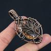 Tree Of Life Morganite Gemstone Copper Wire Wrap Handmade Pendant Jewelry Gift For Love