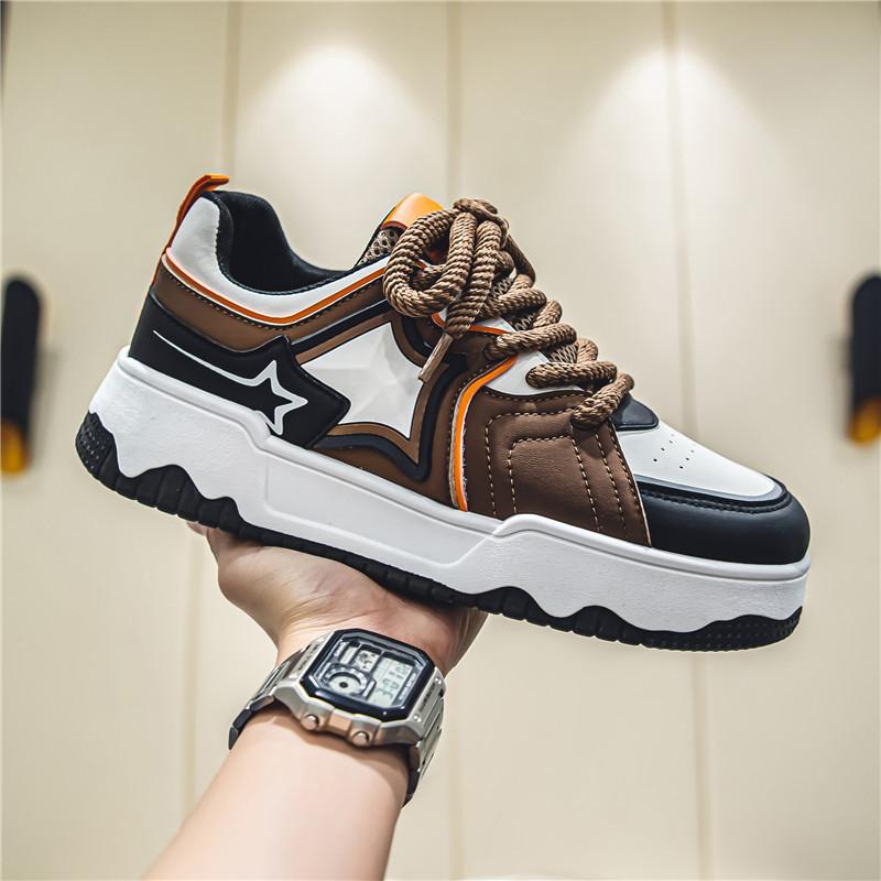 Spring and Autumn New Boutique Men's Sneakers Fashion Versatile Casual Board Shoes Lightweight Soft Bottom Sports Running Shoes