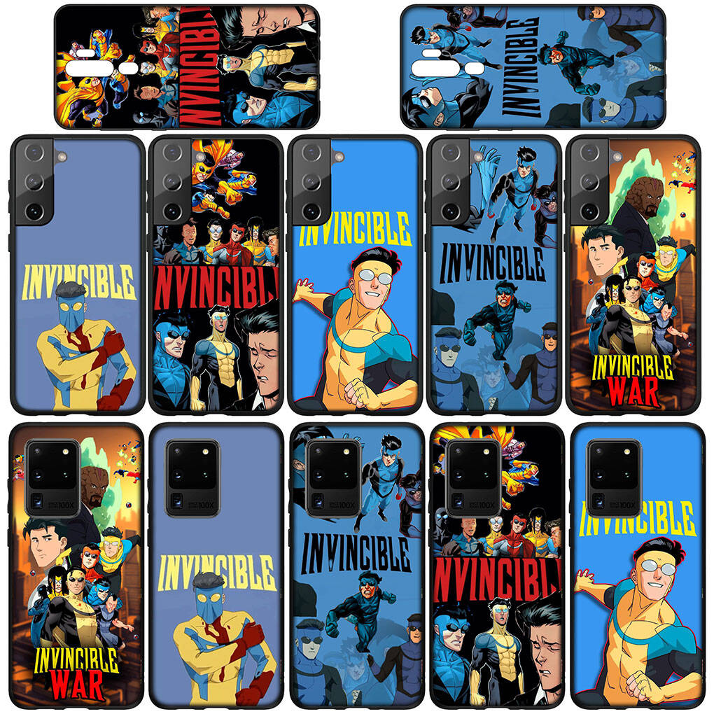 Чехол для телефона для iPhone 17 16 15 Plus Huawei P30 P20 Lite Redmi Note 14 12 11 13 Pro Max OPPO A60 A80 A40 A18 A38 A54 Постер I-Invincibles Коллаж Чехол