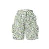 Nike Floral Print Casual Shorts Men Bottoms Green DN3948-072