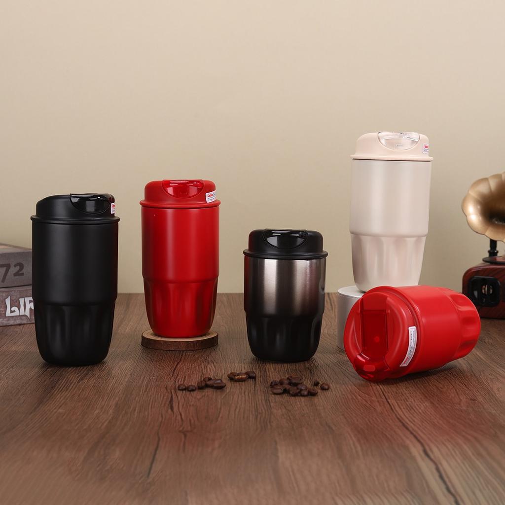 Water bottle petal stainless steel coffee cup with thermal insulation and cold protection