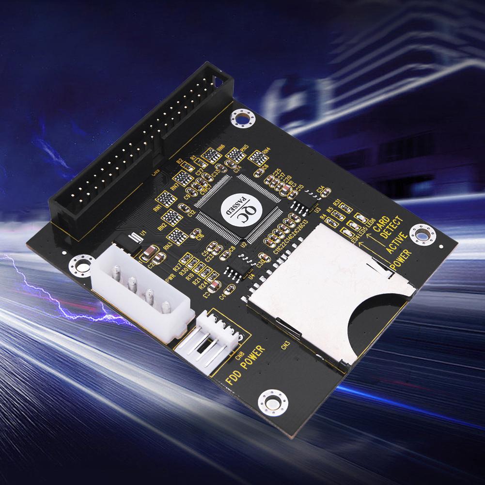 SD To 3.5 Inch IDE SSD Memory Card 44Pins SD To 2.5 Inch IDE 44Pins Memory Expansion Card 5V Adapter Card for PC Computer