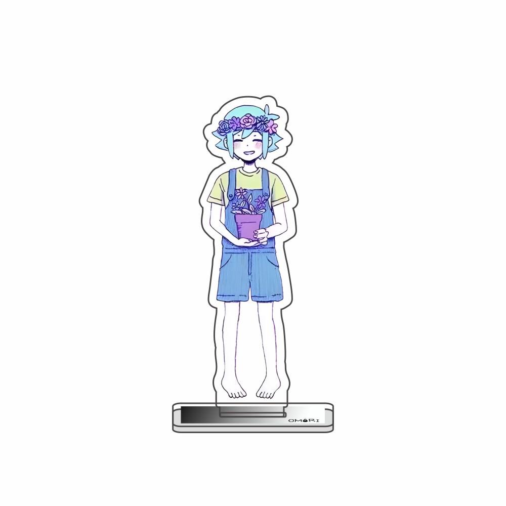 Игра Omori 10 см Акриловая фигурка SUNNY HERO KEL BASIL Стоячая модель Настольное украшение Коллекция фанатов Подарок Брелок