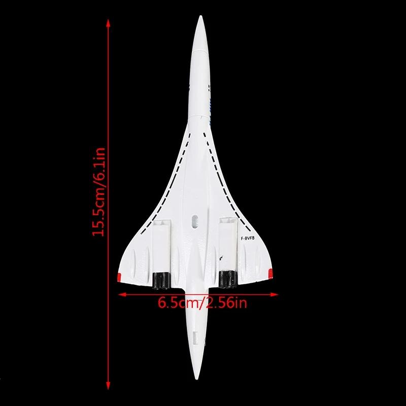 1:Модель самолета Concorde Air France в масштабе 400, модель самолета из сплава с литьем под давлением авиакомпании Франции, игрушки, коллекция, декор для дома, миниатюры