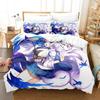3D Печать Аниме - Azur Lane Комплект Постельного Белья Односпальный Полуторный Двуспальный Евро Размер Кинг Сайз Комплект Постельного Белья для Взрослых Детей Спальня Пододеяльник Комплекты Домашний Текстиль