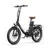 ONESPORT-OT16-2 Folding Electric Bike: 48V 250W Motor, 60-120KM Range, 17Ah Removable Battery, LCD Display, Perfect for City Commute