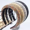 Womens Baroque Headband High-grade Hairband Colorful Rhinestone Headwrap Hair Band Hoop Headwear White Hair Bands Accessories