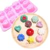3D Hand Made Chocolate Cake Jelly Candy Mold With Sticks, 0 - 9 Numbers Shape Lolli Silicone Mold, Party Decoration