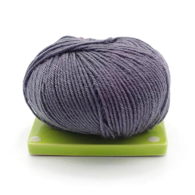 Клубок акриловой пряжи для вязания свитеров, крючков, обуви, тапочек, изделий ручной работы.