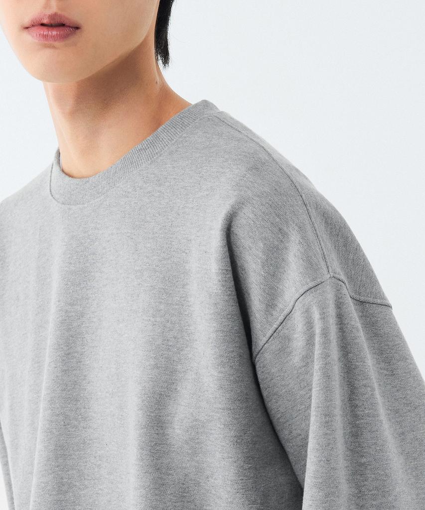 MUSINSA STANDARD Oversized Sweatshirt [Medium Grey]