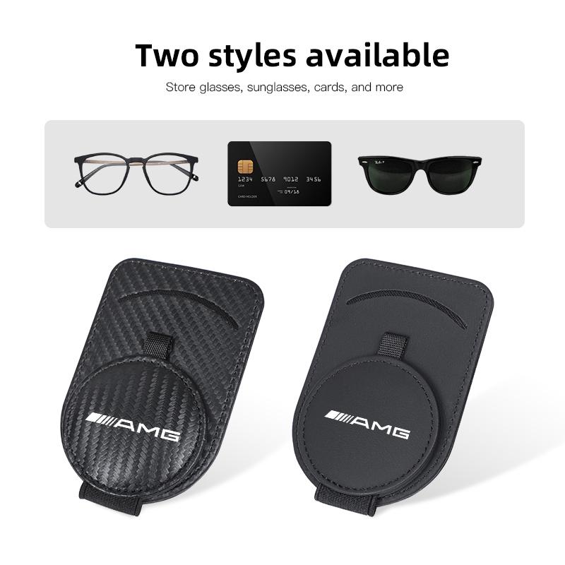 Car Sun Visor Glasses Clip Auto Sunglasses Card Clip Accessories For Benz AMG CLS EQB EQE EQC W206 W220 Sprinter CLA GLA GLB EQA GY1