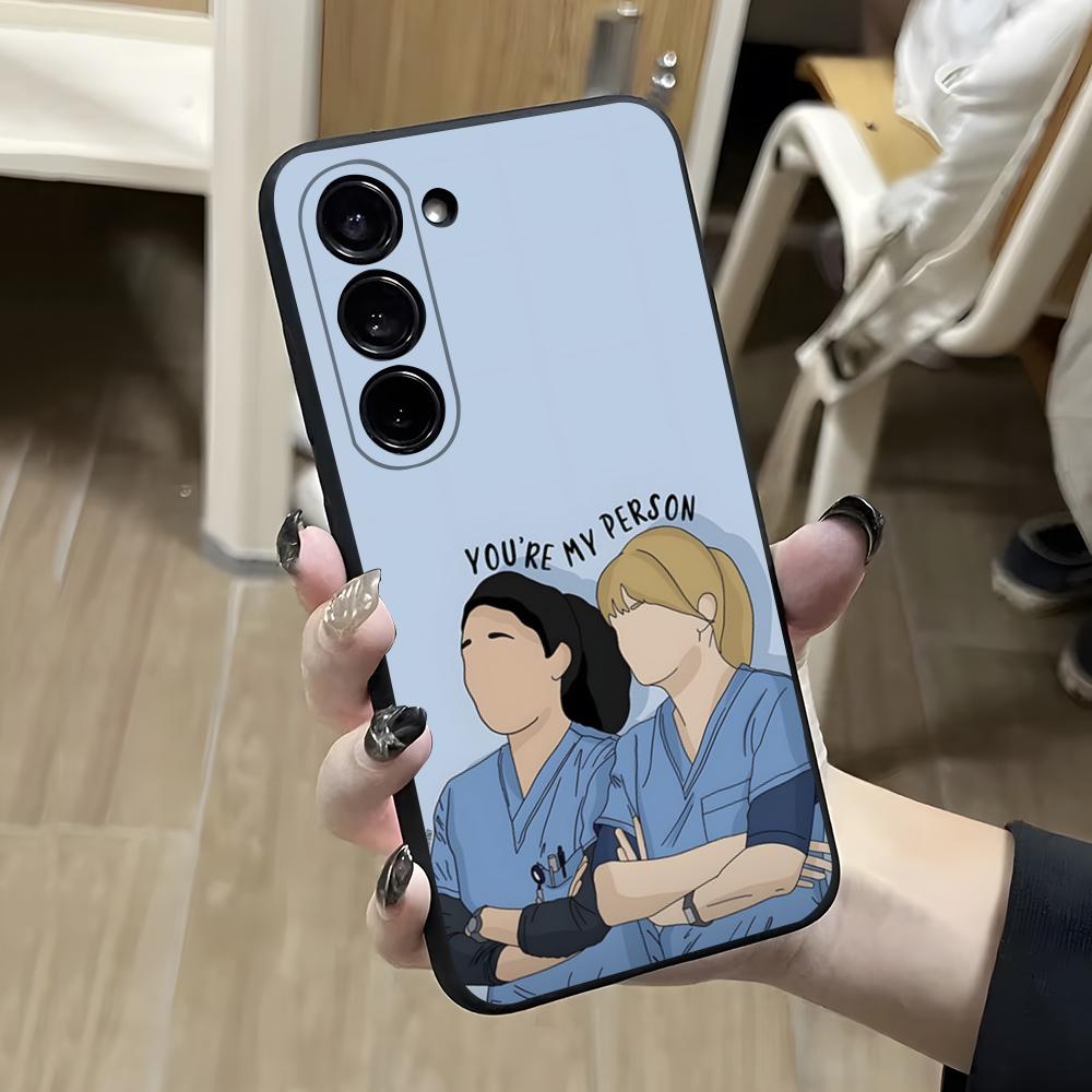 Горячий чехол для телефона Greys Anatomy для Samsung S26 S25 S24 FE S23 S22 S21 Plus S20 Ultra Note20Ultra Черный Мягкий чехол