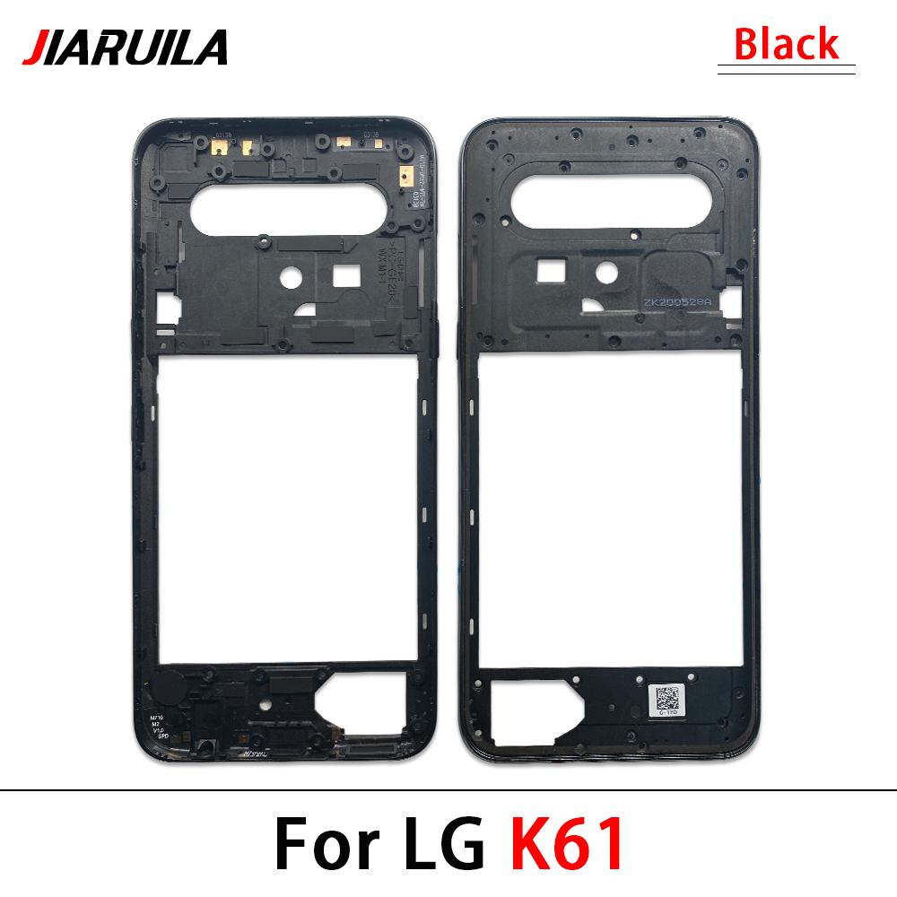 10Pcs\Lot Great Middle Frame Holder Housing Replacement Repair Part For LG K42 K52 K62 K61 Middle Frame With Glass Lens