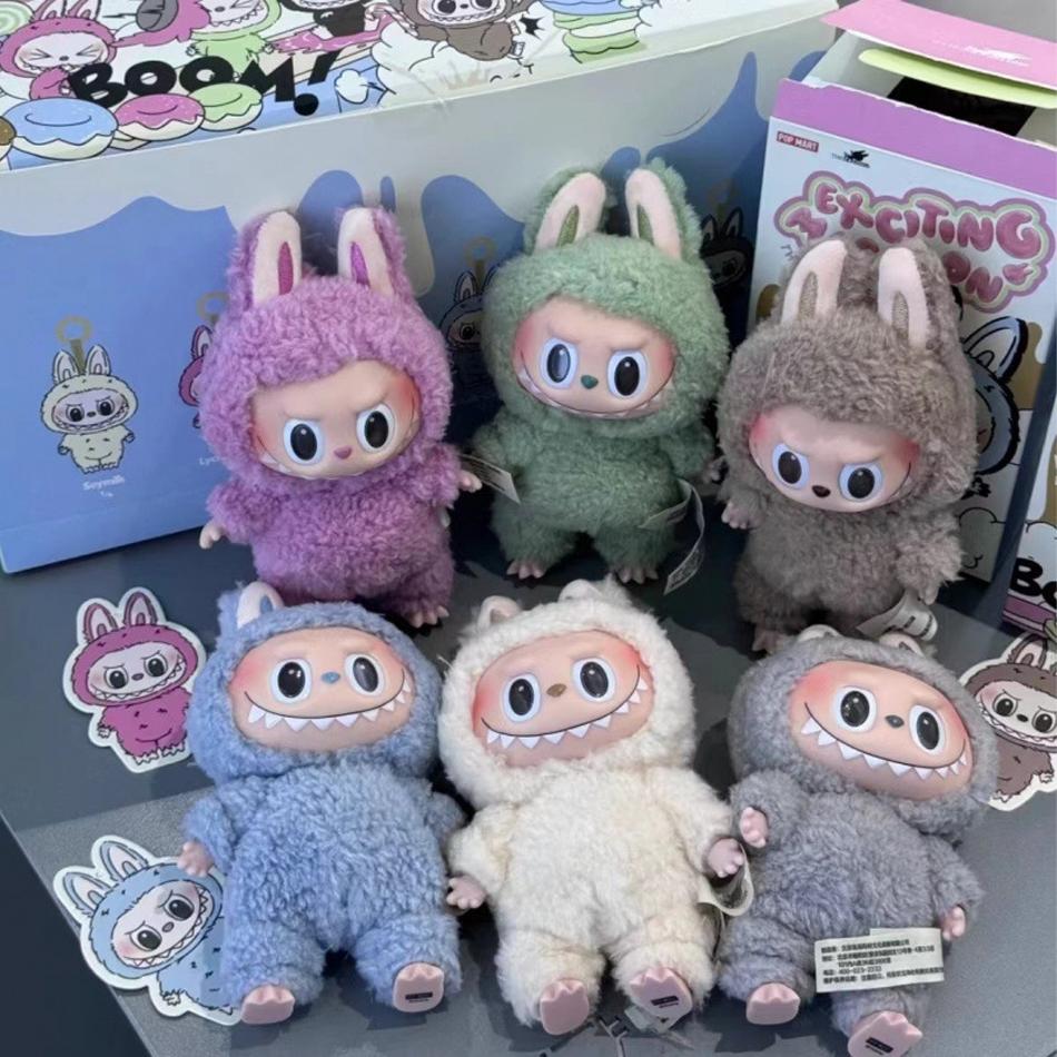 Labubu The Monsters Игрушки-сюрпризы Макарон Кавай Мешок-сюрприз Модель фигурки Мешок Подарок Высокое качество Милый Рождественский подарок 1:1 Реплика