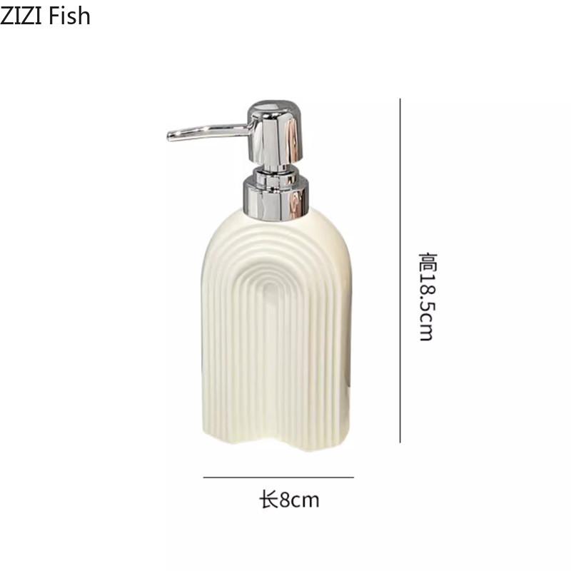 Креативный керамический дезинфицирующий флакон для рук, дозатор мыла, гель для душа, флакон лосьона, роскошные бытовые аксессуары для ванной комнаты