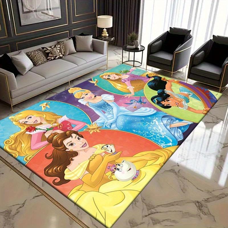 1pc Princess Themed Area Rug, Non-Slip Door Mat for Home Entrance, Bedroom, Bathroom, Anti-Slip Floor Mat