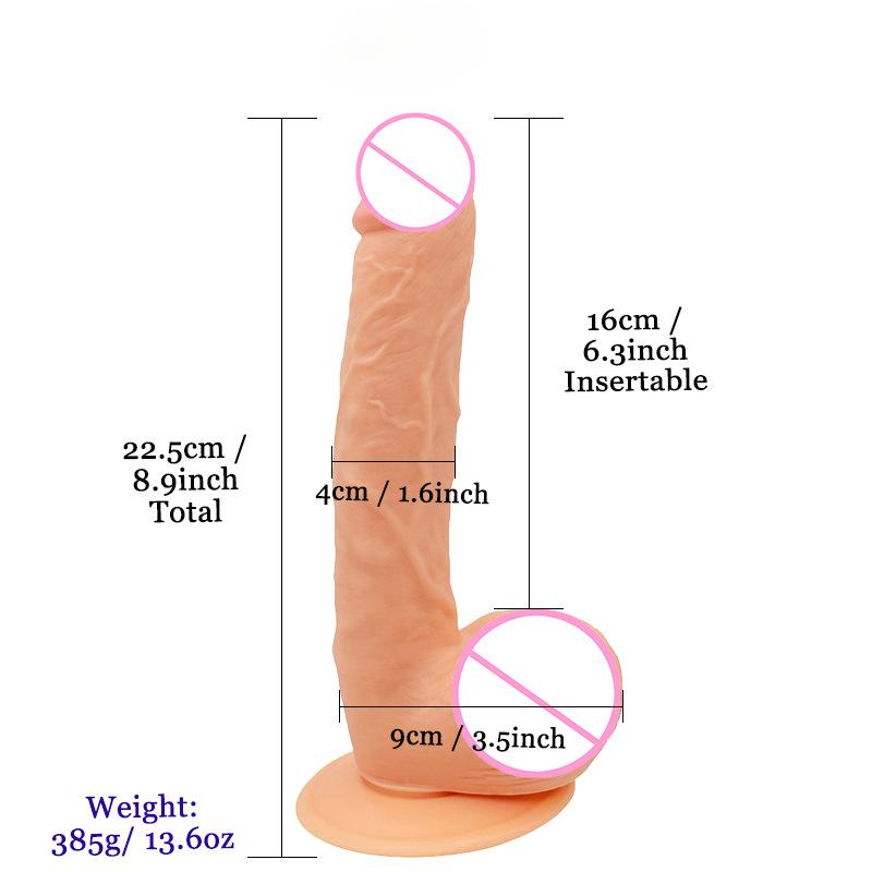 Большой и маленький дилдо на присоске ручной дилдо тонкий дилдо мужской женский мастурбатор