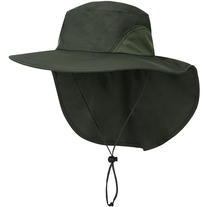 Summer Outdoor Women's Sun Protection Hat Fishing Hat Waterproof Large Brim Bucket Hat Men's Breathable Sunshade Sun Hat 2026