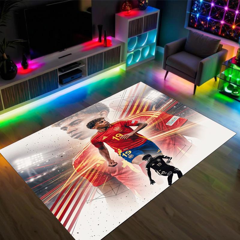 Yamal Design Crystal Velvet Carpet Cozy Non?Slip Printed Rug For Bedroom Living Room Entrance