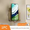 Mobile Phone Wall Holder Universal Cellphone Charge Storage Box Organizer Tv Remote Control Hanging Stand Bracket Charging Dock
