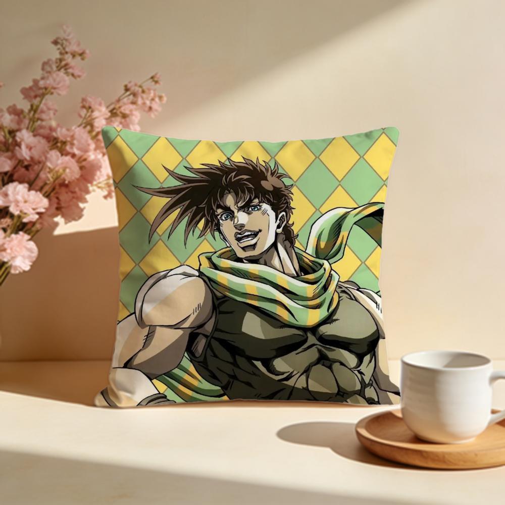 Горячая Наволочка JJoJos Bizarre Adventure Стильная Моющаяся Наволочка Идеально для Дивана Спальни Украшения Автомобиля