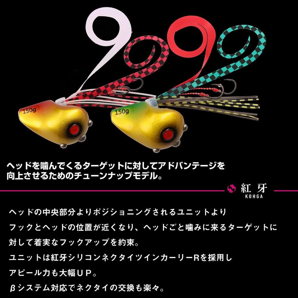 Daiwa Red Fang Current Breaker Trinity Beta Stealth Black Lure, 250g,