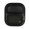RV Lifting Window with Screen 440mm H 390mm W Tinted Tempering Glass Waterproof for Motorhome Trailer