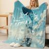 Lightweight Flannel Throw Blanket Soft Warm Fantasy Printed for Couch, Window Seat, Halloween & Christmas Home Decor